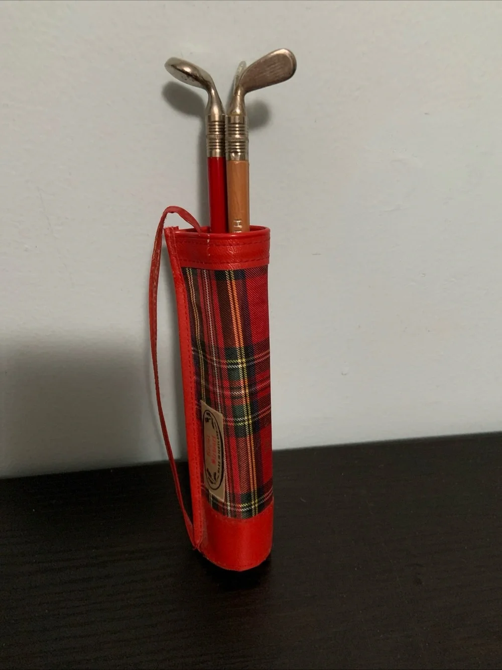 Royal Stewart Mini Golf Bag with 3 Golf Club Pencils